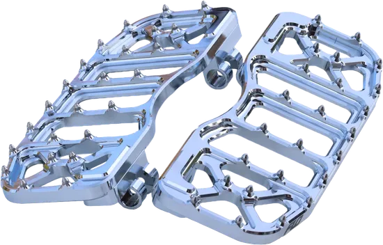 Flo V5 Moto Boards Floorboards Floor Board Pair Chrome