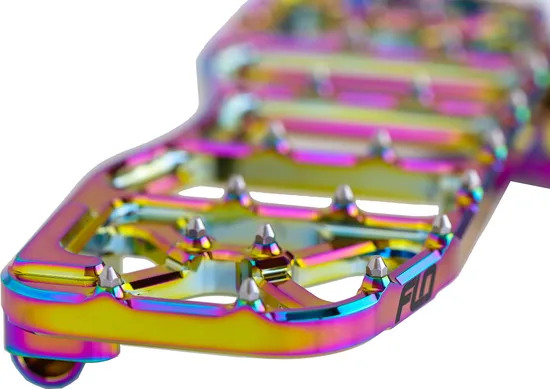 Flo V5 Moto Boards Floorboards Pair Jet Fuel Iridescent