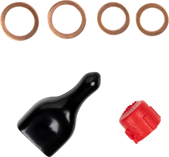 Moose Stainless Steel PVC Coated Braided Front Brake Line 4