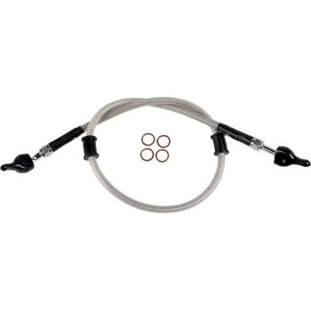 Moose Stainless Steel PVC Coated Braided Rear Brake Line