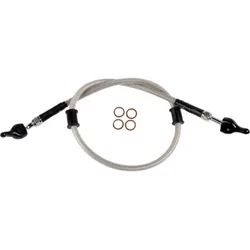 Moose Stainless Steel PVC Coated Braided Rear Brake Line