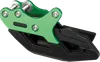 Moose Colored Aluminum Chain Guide Slider Green Kawasaki KX450