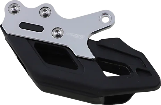 Moose Colored Aluminum Chain Guide Slider Silver Yamaha