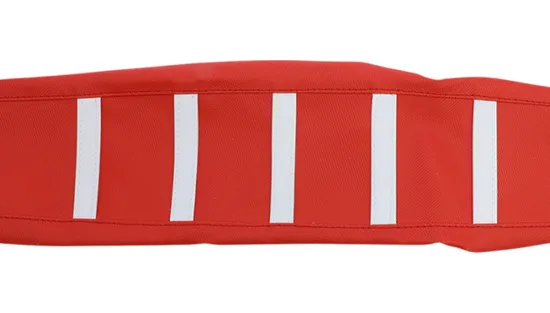 Moose Red White Rubber High Tract Ribbed Seat Cover For GAS GAS