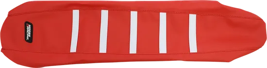 Moose Red White Rubber High Tract Ribbed Seat Cover For GAS GAS