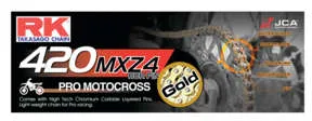 RK 420 MXZ4 Gold HD Drive Chain 120 Links Non Seal