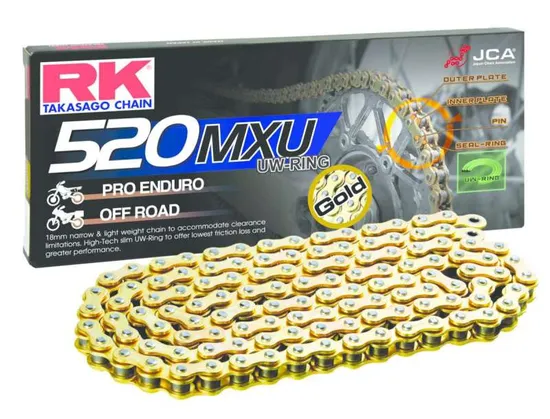 RK 520 MXU Drive Chain 120 Links UW Ring