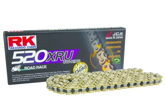 RK Gold 520 XRU Drive Chain 120 Links UW Ring