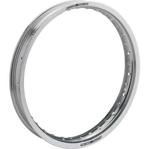 Moose 36 Spoke Hole Silver Aluminum Rear Wheel Rim 2.15x19 3