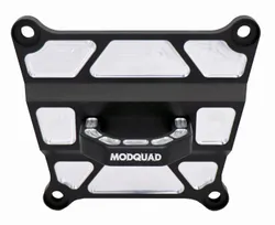 Modquad 58" Al Rear Radius Rod Support Plate Black w Tow Hook