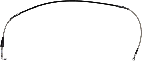 Moose Stainless Steel PVC Coated Braided Front Brake Line 3