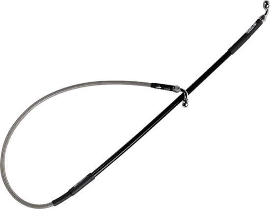 Moose Stainless Steel PVC Coated Braided Rear Brake Line 3