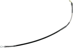 Moose Stainless Steel PVC Coated Braided Rear Brake Line