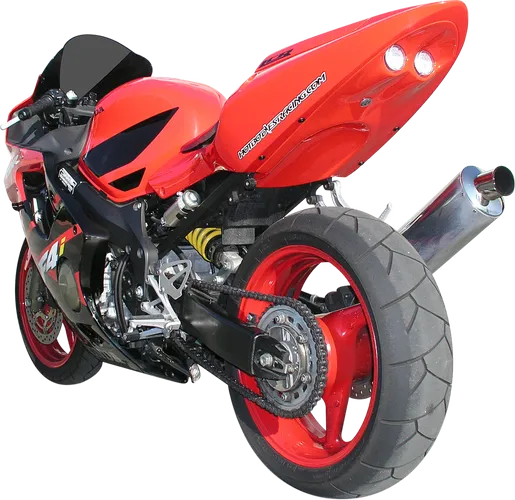 Hotbodies Superbike 2 Under Tail Rear Fender Fairing Plastic Red