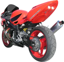 Hotbodies Superbike 2 Under Tail Rear Fender Fairing Plastic Red