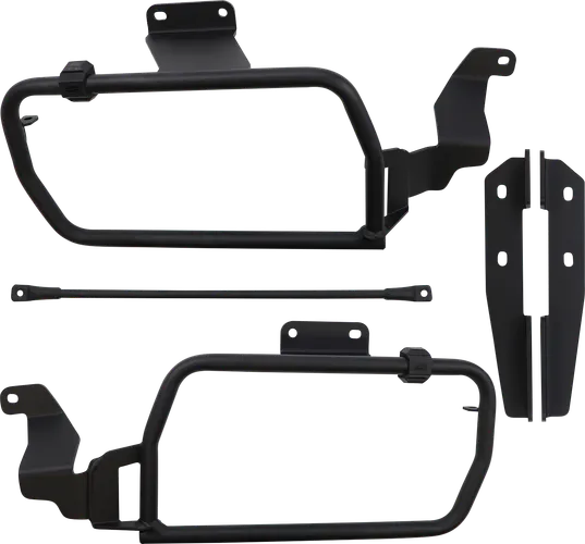 Moose Kenai Side Case Mount Kit Black Steel