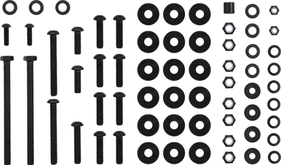 Moose Kenai Side Case Mount Kit Black Steel