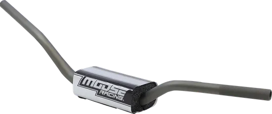 Moose Silver 1.125in Aluminum Handlebar 2.187in Rise for YZF KFX 2