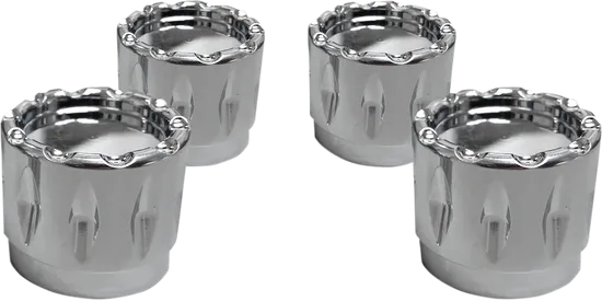 Avon Engine Cylinder Head Bolt Covers Set Rival Chrome 4pc