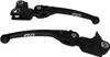 Flo MX Style Adjustable Cable Clutch Brake Lever Set Black