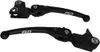 Flo MX Style Adjustable Hydraulic Clutch Brake Lever Set Black