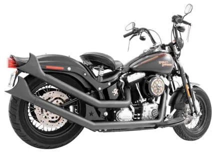 Freedom Upsweep Full Exhaust System Black Fishtail Tip