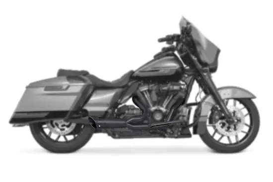 Freedom Shorty 2 Into 1 Full Exhaust System Black Blk 2
