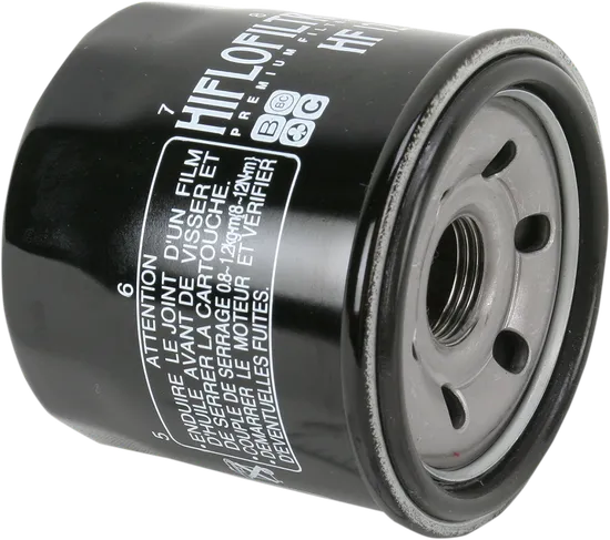 Hiflo Black Spin On Premium Oil Filter Canister