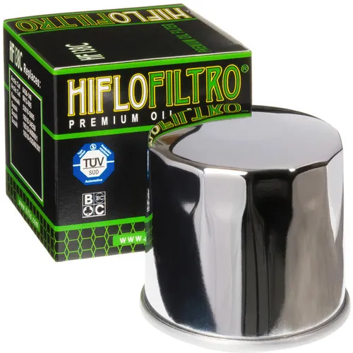 Hiflo Chrome Spin On Premium Oil Filter Canister