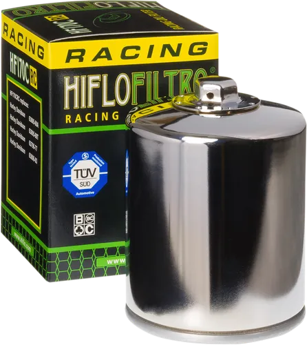Hiflofiltro Chrome Spin On Premium Racing Oil Filter Canister
