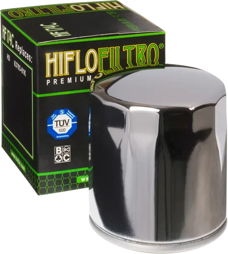 Hiflofiltro Chrome Spin On Premium Racing Oil Filter Canister