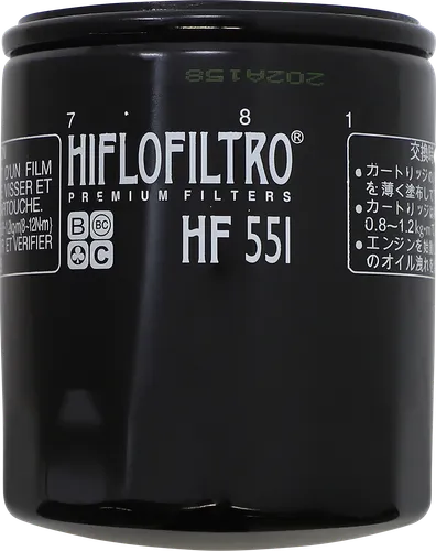 Hiflo Black Spin On Premium Oil Filter Canister