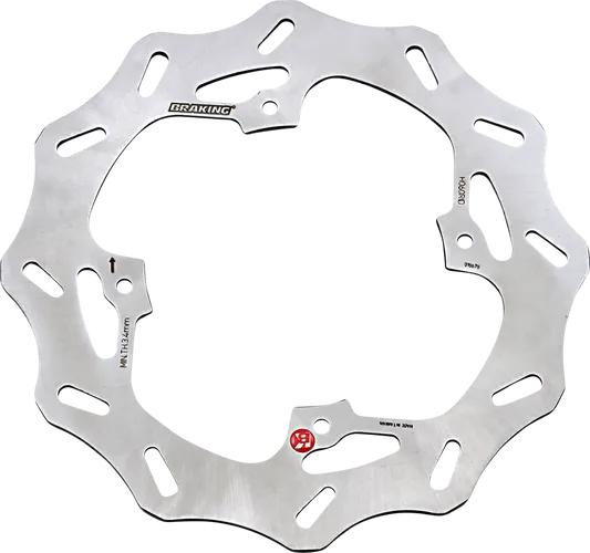 Braking Fixed Rear Brake Rotor Disc Stainless