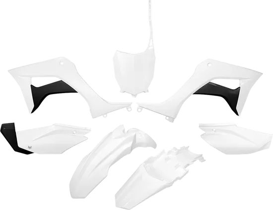 UFO Full Body Plastic Kit Fender Fairing Side Panel White