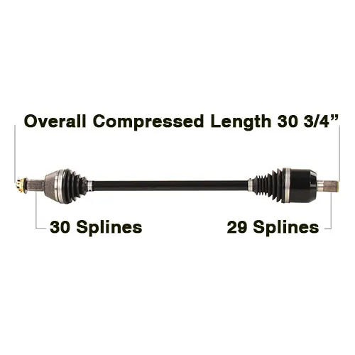 Tytaneum Rear Left or Right Heavy Duty CV Axle