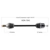 Tytaneum Replacement CV Axle Rear Left