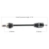 Tytaneum Replacement CV Axle Front Right or Left