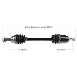 Tytaneum Replacement CV Axle Front Left