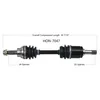 Tytaneum Replacement CV Axle Front Right