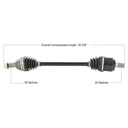 Tytaneum Replacement CV Axle Rear Left or Right