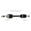 Tytaneum Front Left Replacement CV Axle