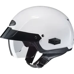 HJC Adult Unisex IS-Cruiser Solid Helmet Half Face L White