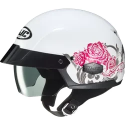 HJC Adult Unisex IS-Cruiser Fior Helmet Half Face XL White Red