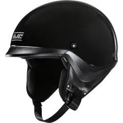 HJC Adult Unisex C20 Solid Helmet Half Face M Black