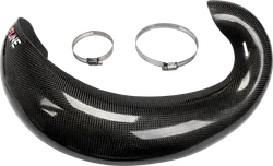 E-Line Carbon Fiber Exhaust Header Pipe Heat Shield FMF Gnarly
