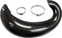 E-Line Carbon Fiber Exhaust Header Pipe Heat Shield FMF Gnarly