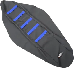 Moose Black Blue Rubber High Tract Ribbed Seat Cover For Husqvarna