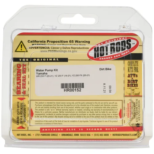 Hot Rods Water Pump Repair Rebuild Kit