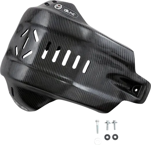 Moose Carbon Fiber Frame Belly Engine Guard Skid Plate 7