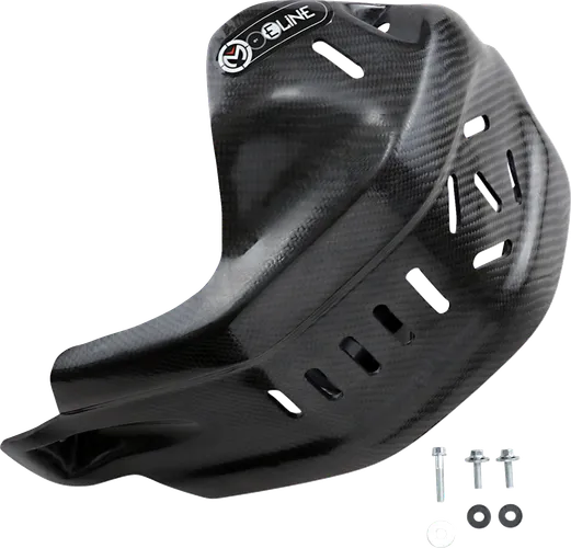 Moose Carbon Fiber Frame Belly Engine Guard Skid Plate 9